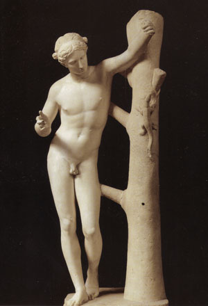 Apollon Sauroctone Praxitèle, Musée du Louvre
